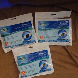 PetSafe Drinkwell Fountain Activated Carbon Replacement Filters 9 TOTAL